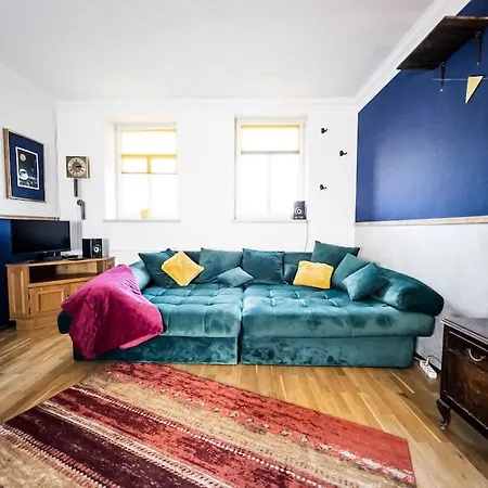 Charmante Wohnung Mit Terrasse Im Herzen Von Leipzig Apartman Lipcse