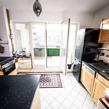 Charmante Wohnung Mit Terrasse Im Herzen Von Leipzig Apartman Lipcse